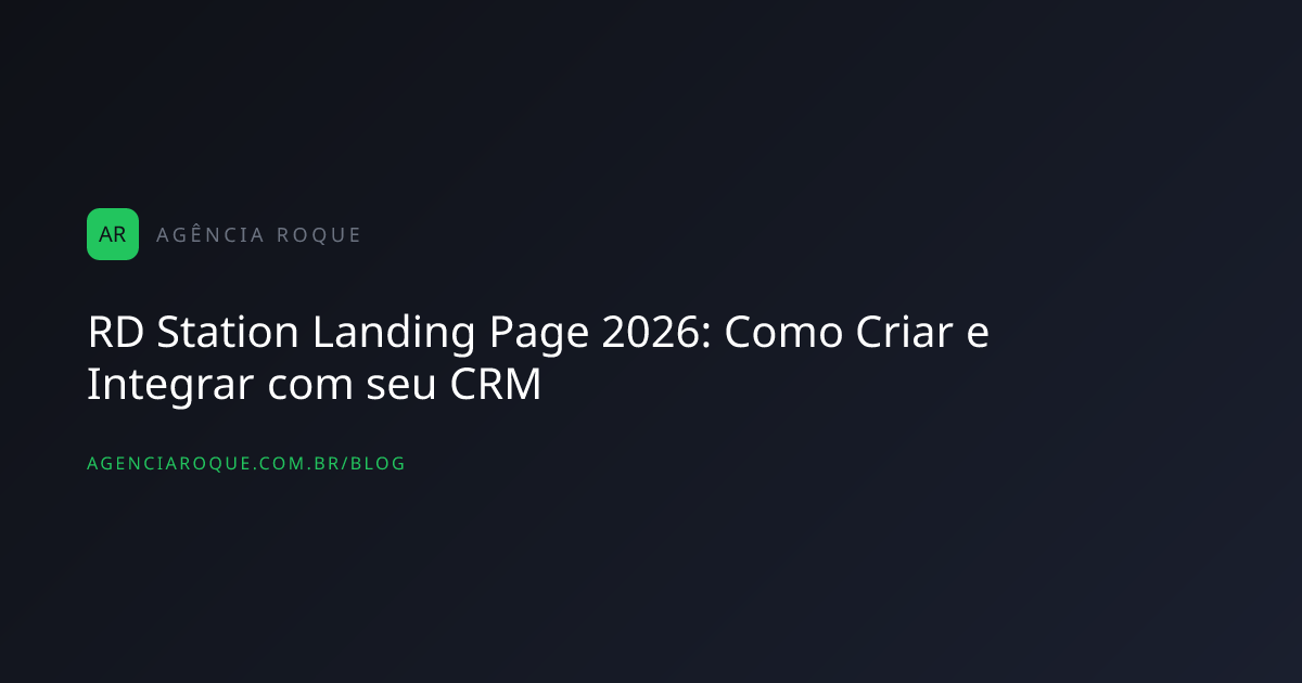Screenshot da tela de seleção de templates na RD Station, mostrando opções de página em branco, modelos gerais e templat