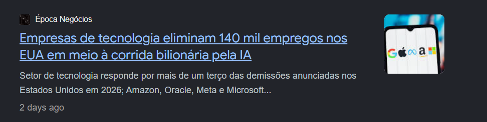Investimento global em inteligência artificial